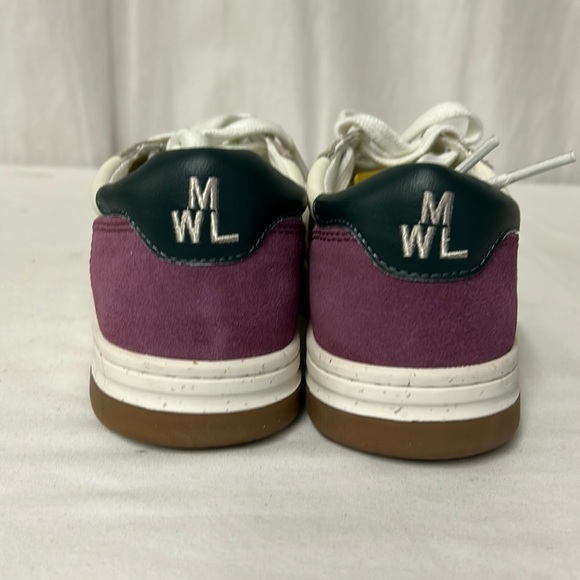 Madewell Court Low-Top Sneakers in Washed Nubuck and Suede, NH194, Sz 6 - Picture 5 of 5
